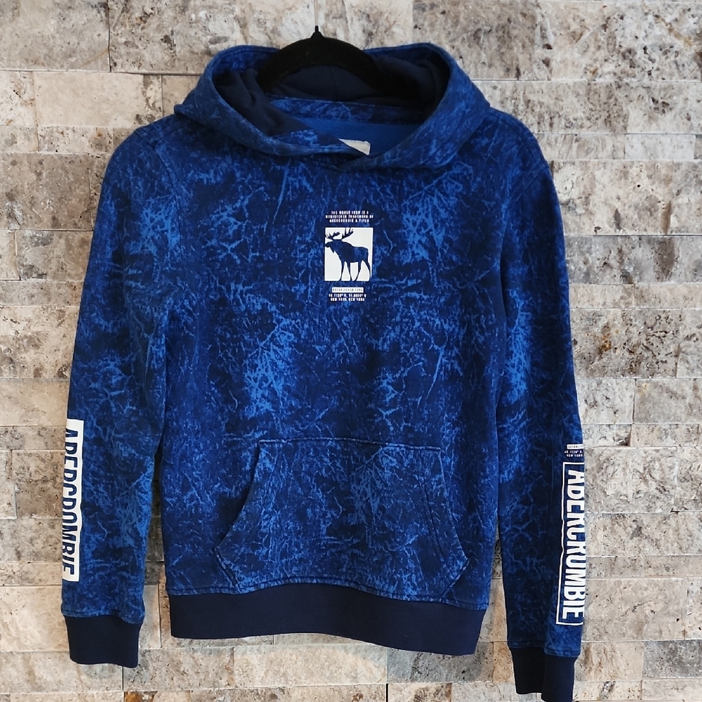 Abercrombie Kids Blue Hoodie Sweatshirt